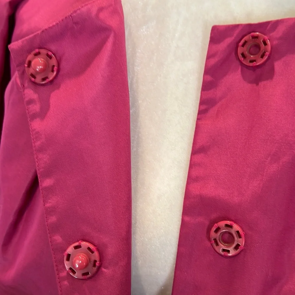 NWT Moschino Rare Vintage Pink Silk Blend Bow Crop Blazer - 42 - 8 US